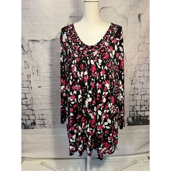 Woman Within long sleeve swing tunic - Picture 1 of 6